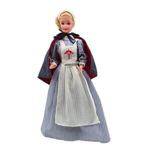 Barbie Doll 1995 Civil War Nurse American Stories Collection Mattel Read